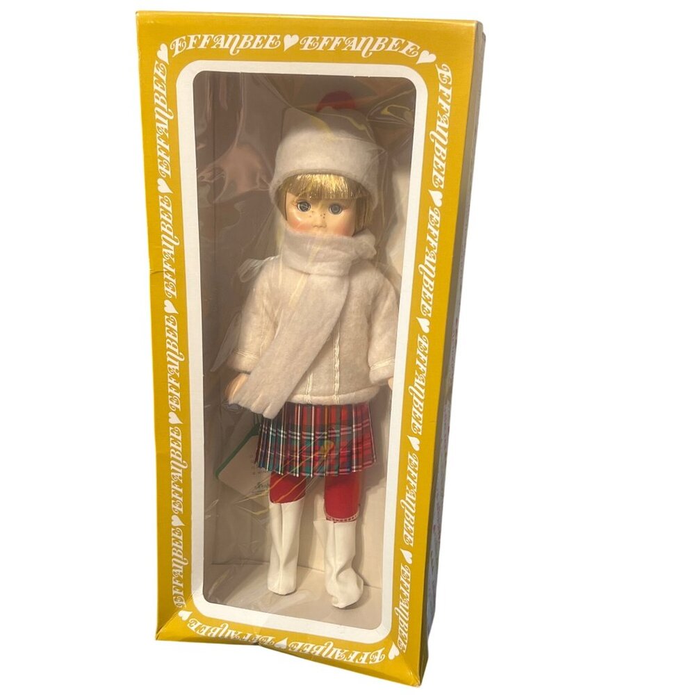 Vintage 80s Effanbee Four Seasons Winter Doll Original Box 3534 Estate 1981 15"